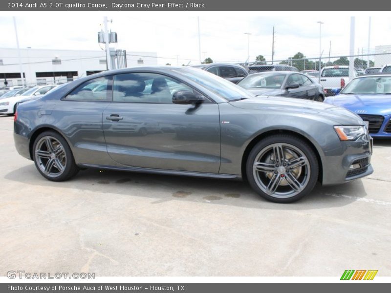 Daytona Gray Pearl Effect / Black 2014 Audi A5 2.0T quattro Coupe