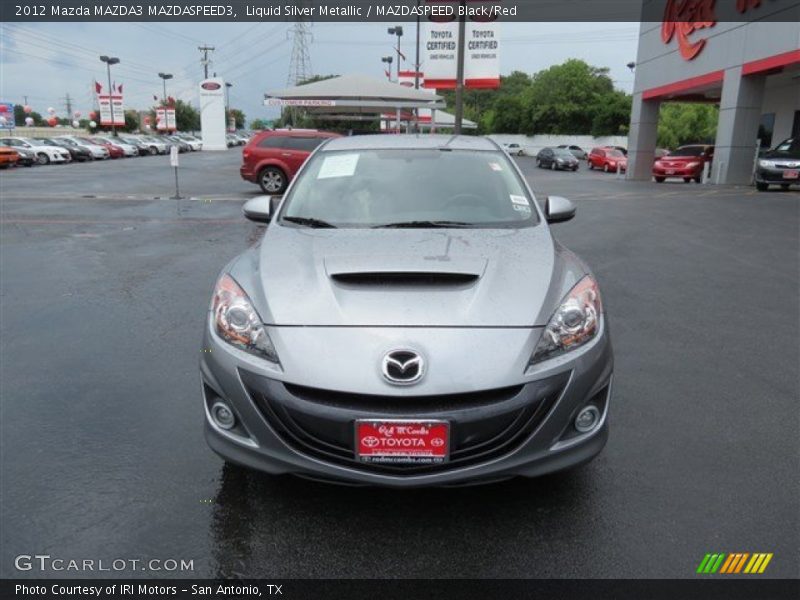 Liquid Silver Metallic / MAZDASPEED Black/Red 2012 Mazda MAZDA3 MAZDASPEED3
