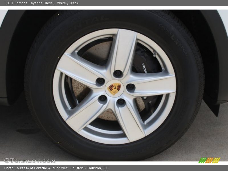 White / Black 2013 Porsche Cayenne Diesel