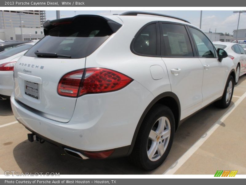 White / Black 2013 Porsche Cayenne Diesel