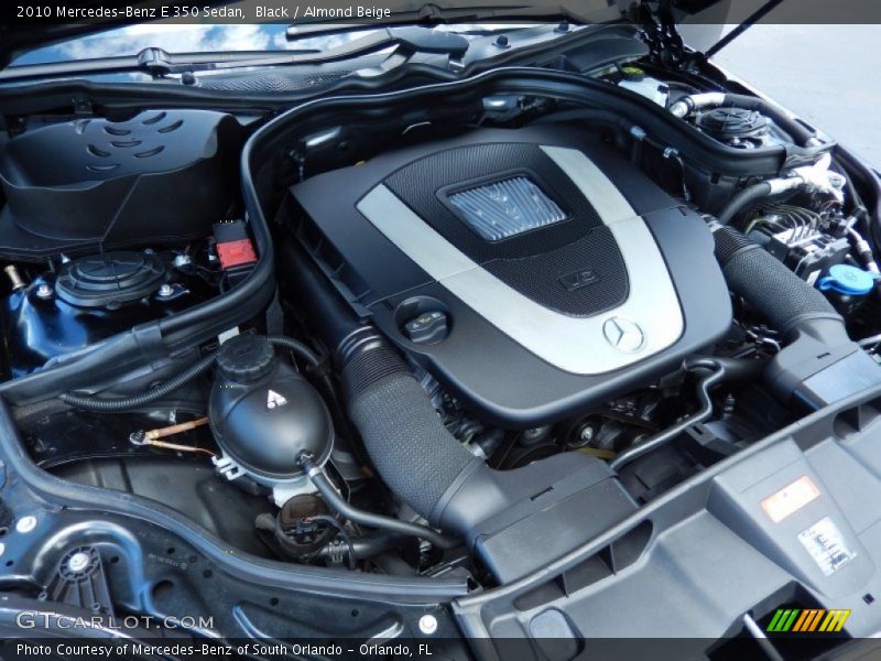 Black / Almond Beige 2010 Mercedes-Benz E 350 Sedan