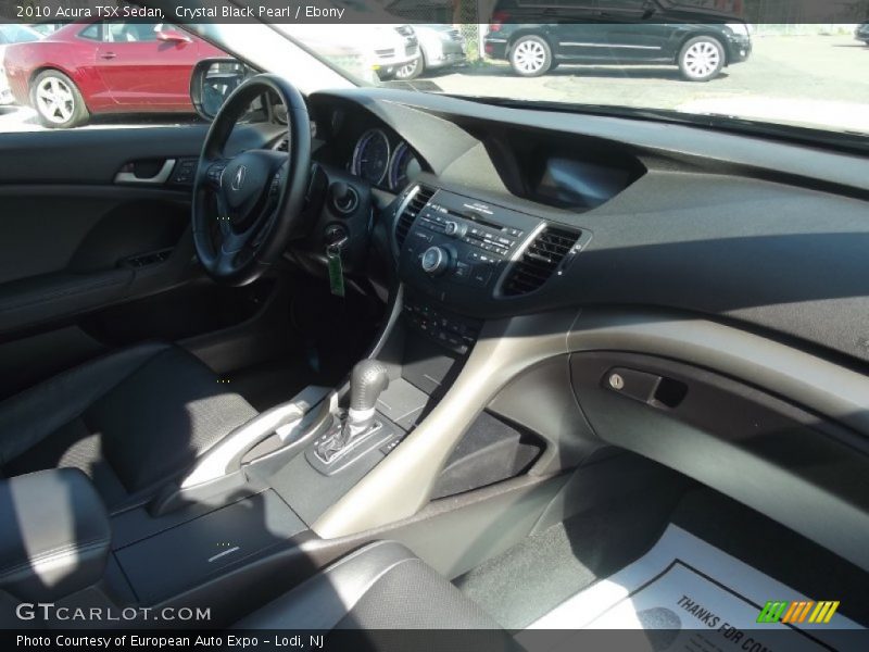 Crystal Black Pearl / Ebony 2010 Acura TSX Sedan