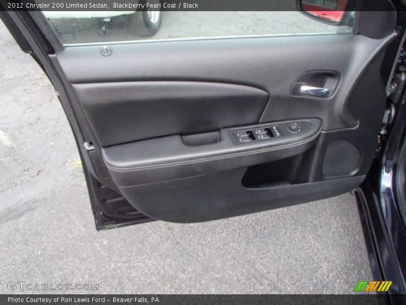 Blackberry Pearl Coat / Black 2012 Chrysler 200 Limited Sedan