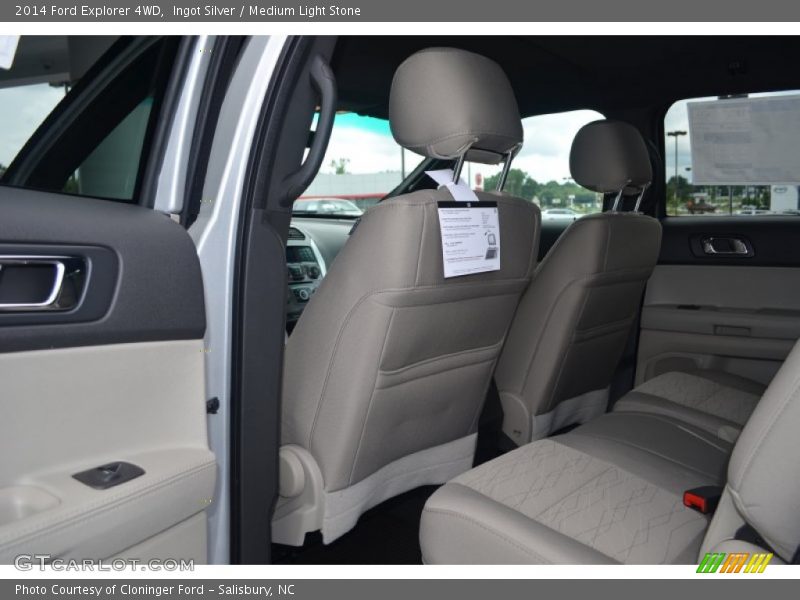 Ingot Silver / Medium Light Stone 2014 Ford Explorer 4WD