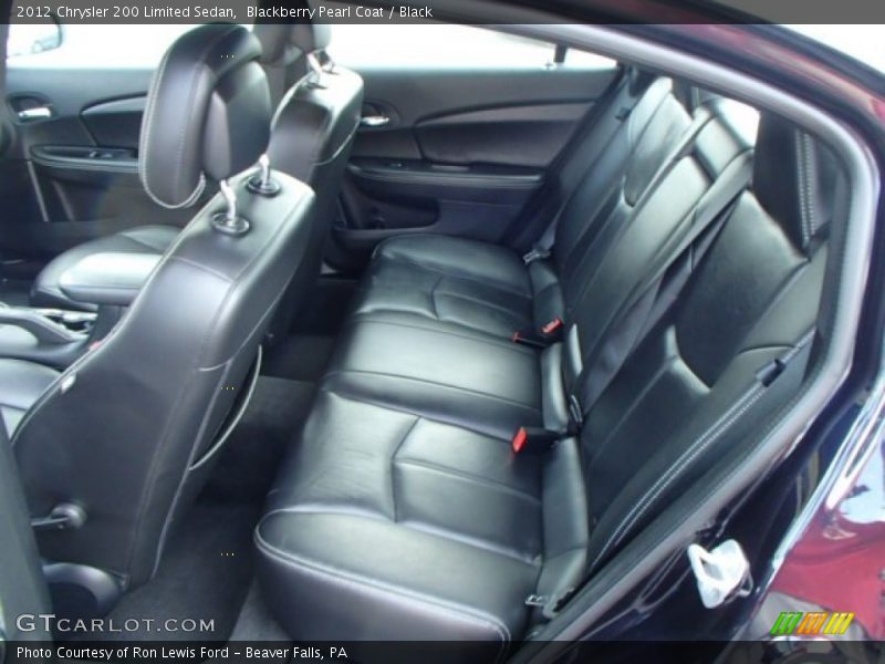 Blackberry Pearl Coat / Black 2012 Chrysler 200 Limited Sedan