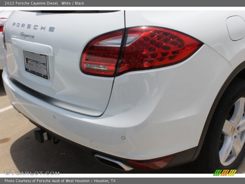 White / Black 2013 Porsche Cayenne Diesel