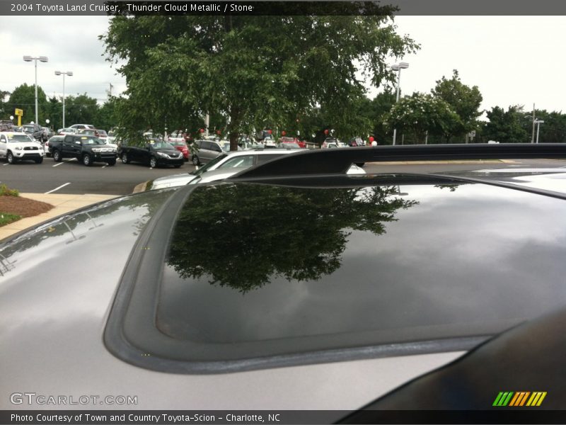 Thunder Cloud Metallic / Stone 2004 Toyota Land Cruiser