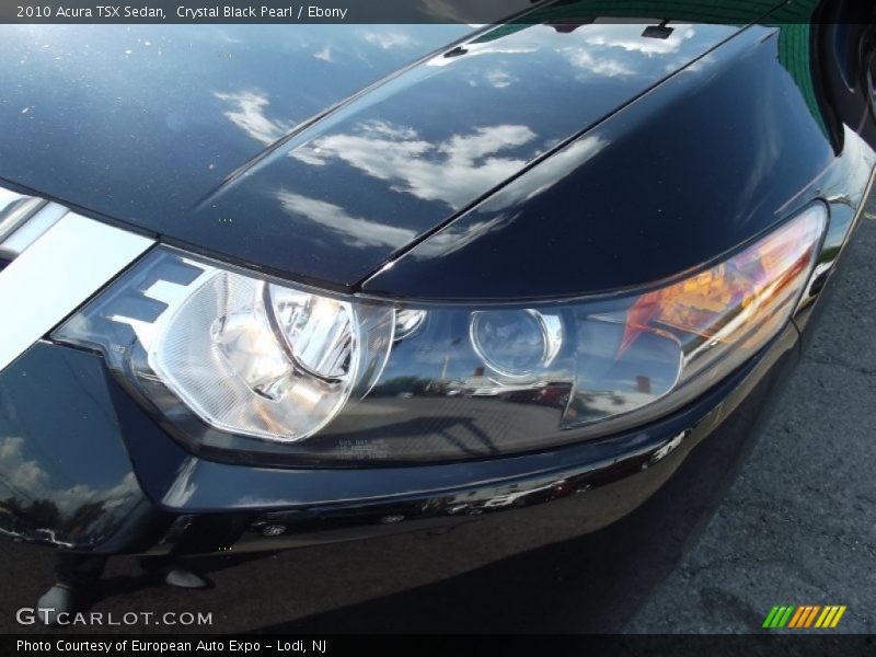 Crystal Black Pearl / Ebony 2010 Acura TSX Sedan