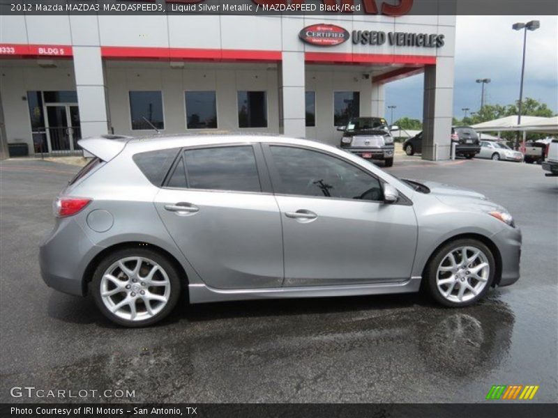 Liquid Silver Metallic / MAZDASPEED Black/Red 2012 Mazda MAZDA3 MAZDASPEED3