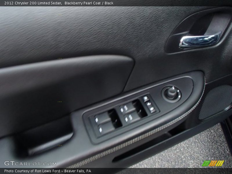 Blackberry Pearl Coat / Black 2012 Chrysler 200 Limited Sedan