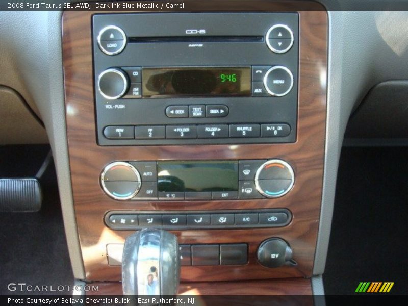 Dark Ink Blue Metallic / Camel 2008 Ford Taurus SEL AWD