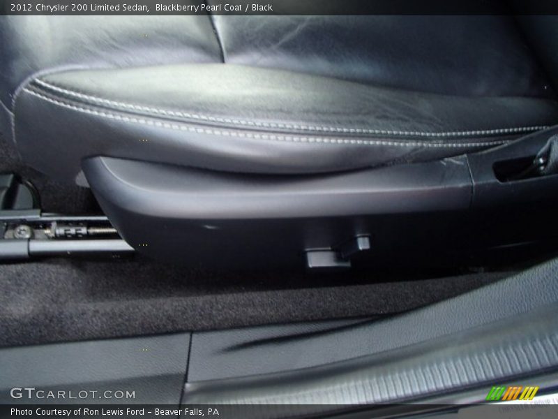 Blackberry Pearl Coat / Black 2012 Chrysler 200 Limited Sedan