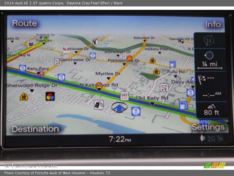 Navigation of 2014 A5 2.0T quattro Coupe