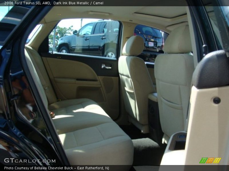 Dark Ink Blue Metallic / Camel 2008 Ford Taurus SEL AWD