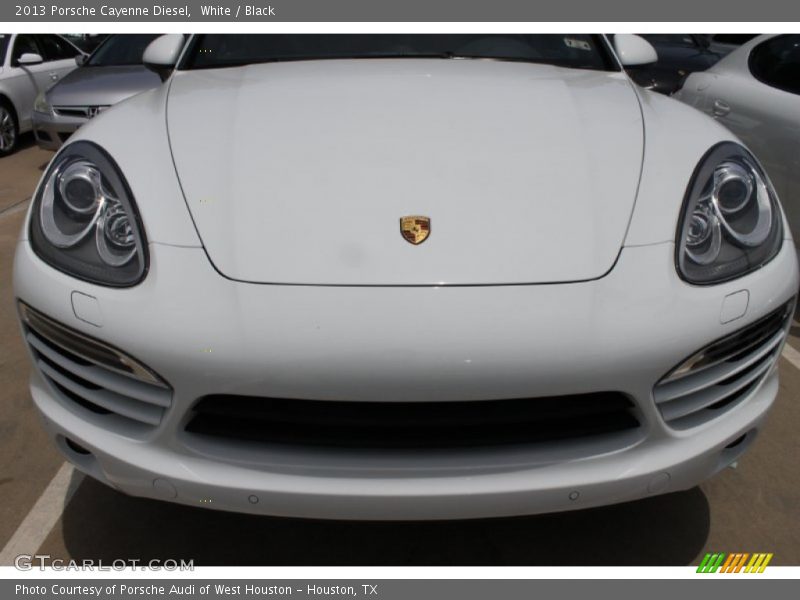 White / Black 2013 Porsche Cayenne Diesel