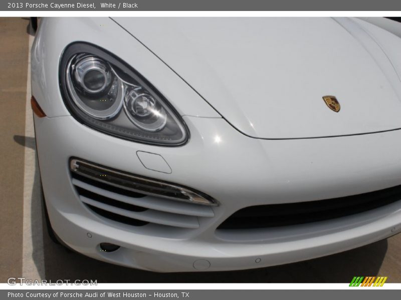 White / Black 2013 Porsche Cayenne Diesel
