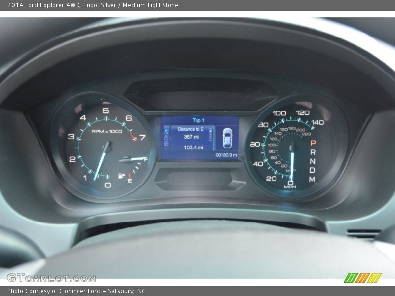 Ingot Silver / Medium Light Stone 2014 Ford Explorer 4WD