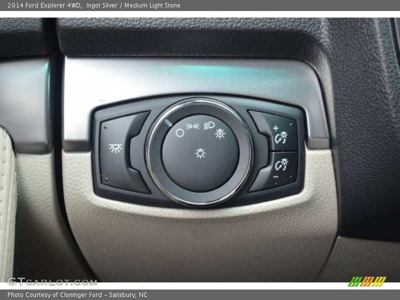 Ingot Silver / Medium Light Stone 2014 Ford Explorer 4WD