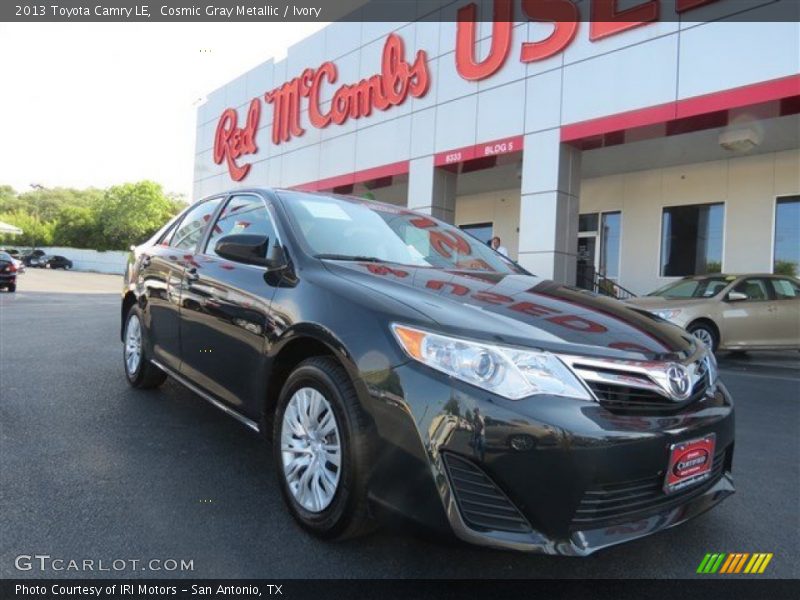Cosmic Gray Metallic / Ivory 2013 Toyota Camry LE