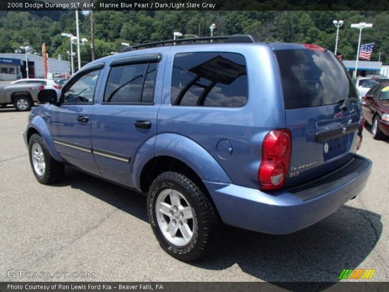 Marine Blue Pearl / Dark/Light Slate Gray 2008 Dodge Durango SLT 4x4