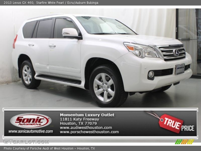 Starfire White Pearl / Ecru/Auburn Bubinga 2013 Lexus GX 460
