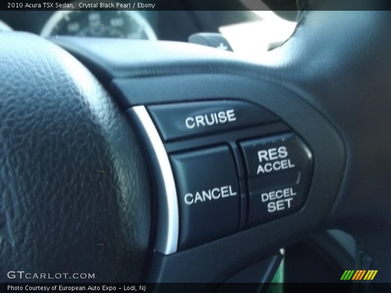 Crystal Black Pearl / Ebony 2010 Acura TSX Sedan