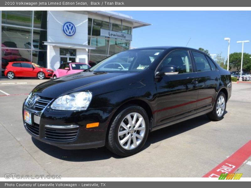 Black / Titan Black 2010 Volkswagen Jetta Limited Edition Sedan