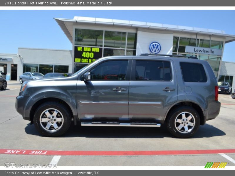 Polished Metal Metallic / Black 2011 Honda Pilot Touring 4WD