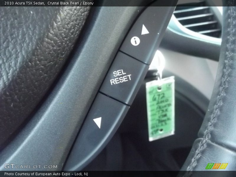 Crystal Black Pearl / Ebony 2010 Acura TSX Sedan