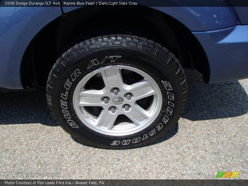 Marine Blue Pearl / Dark/Light Slate Gray 2008 Dodge Durango SLT 4x4
