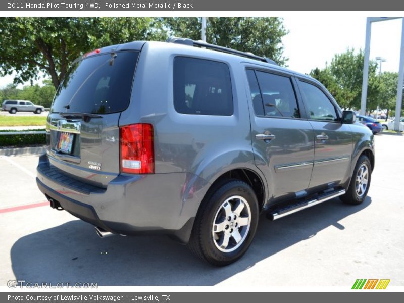 Polished Metal Metallic / Black 2011 Honda Pilot Touring 4WD