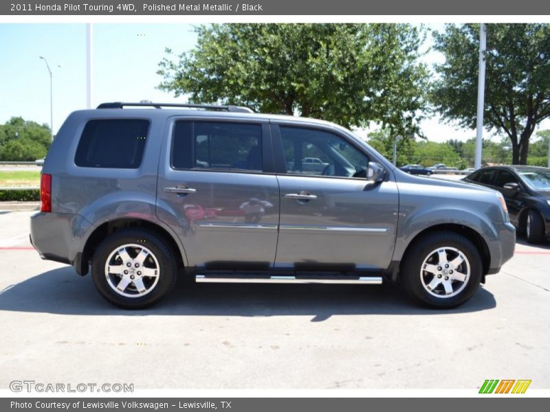 Polished Metal Metallic / Black 2011 Honda Pilot Touring 4WD