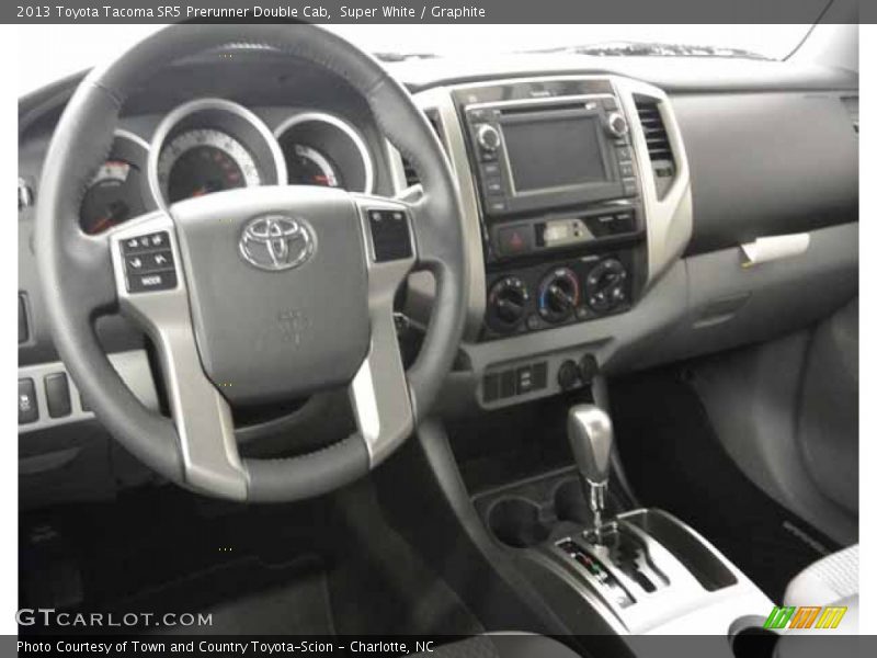 Super White / Graphite 2013 Toyota Tacoma SR5 Prerunner Double Cab