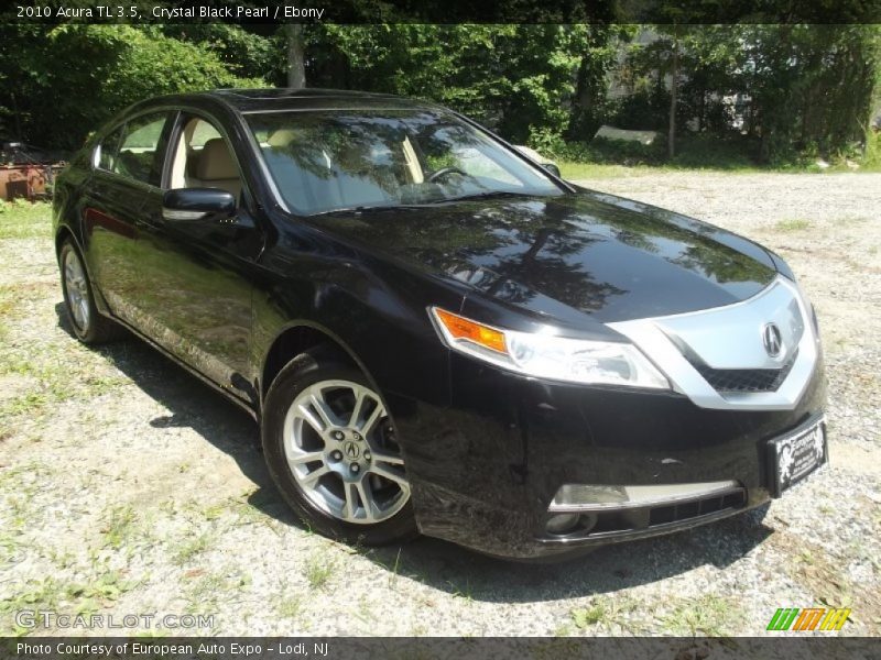 Crystal Black Pearl / Ebony 2010 Acura TL 3.5