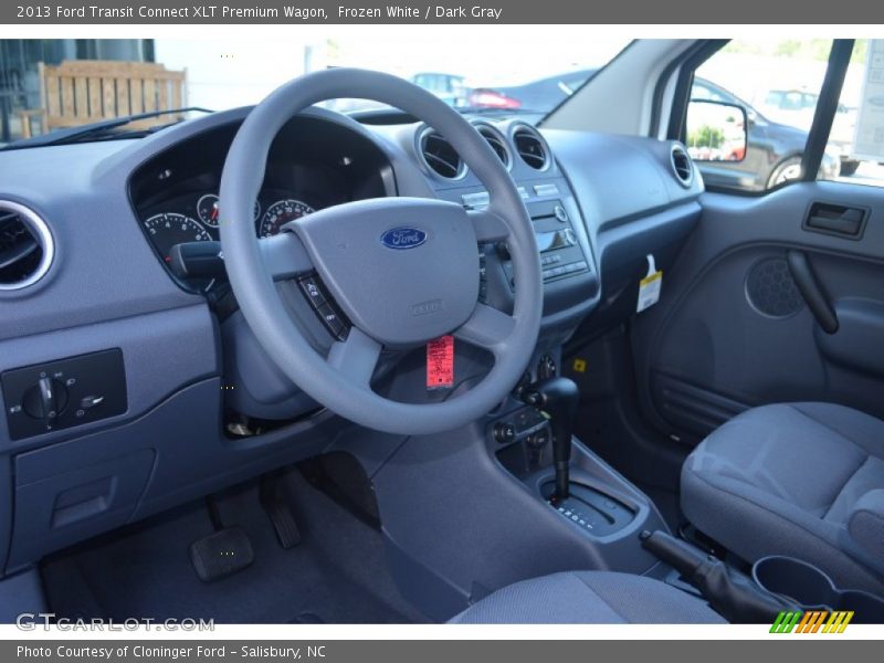 Frozen White / Dark Gray 2013 Ford Transit Connect XLT Premium Wagon
