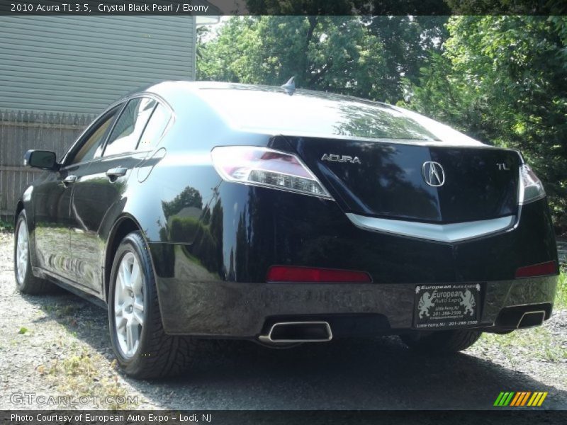 Crystal Black Pearl / Ebony 2010 Acura TL 3.5
