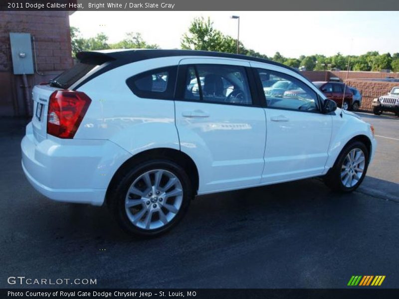 Bright White / Dark Slate Gray 2011 Dodge Caliber Heat
