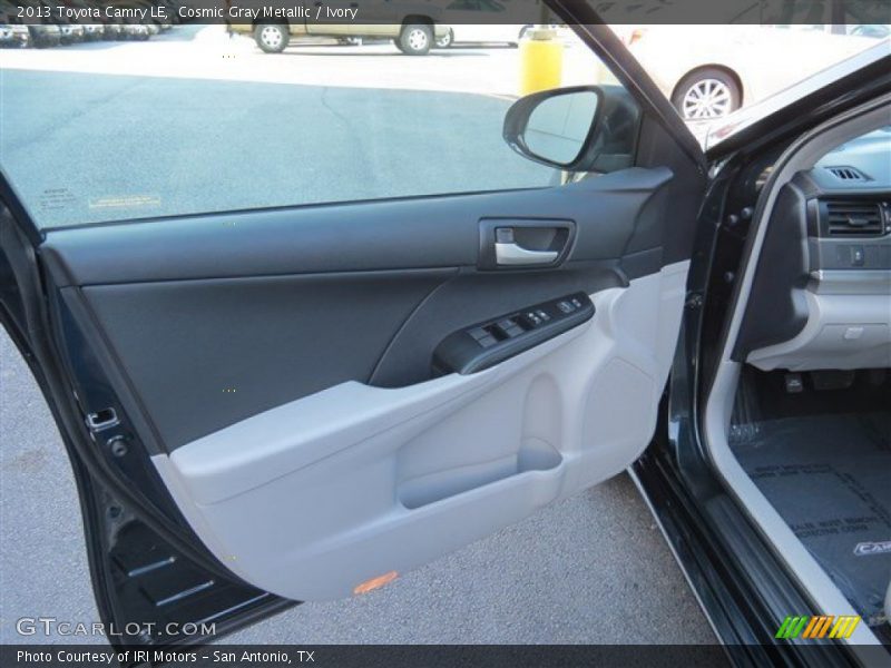 Cosmic Gray Metallic / Ivory 2013 Toyota Camry LE