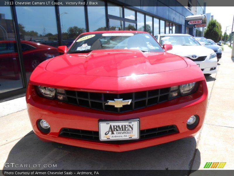 Victory Red / Black 2013 Chevrolet Camaro LT Coupe