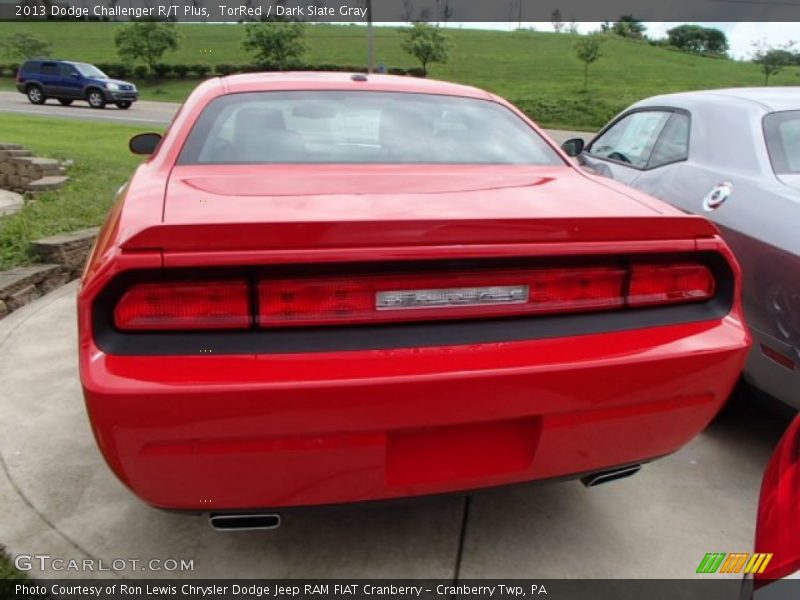 TorRed / Dark Slate Gray 2013 Dodge Challenger R/T Plus
