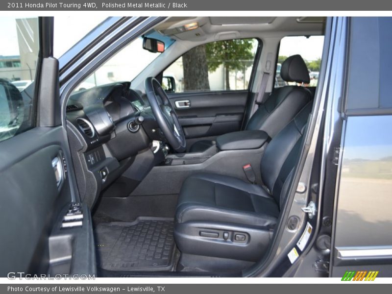 Polished Metal Metallic / Black 2011 Honda Pilot Touring 4WD