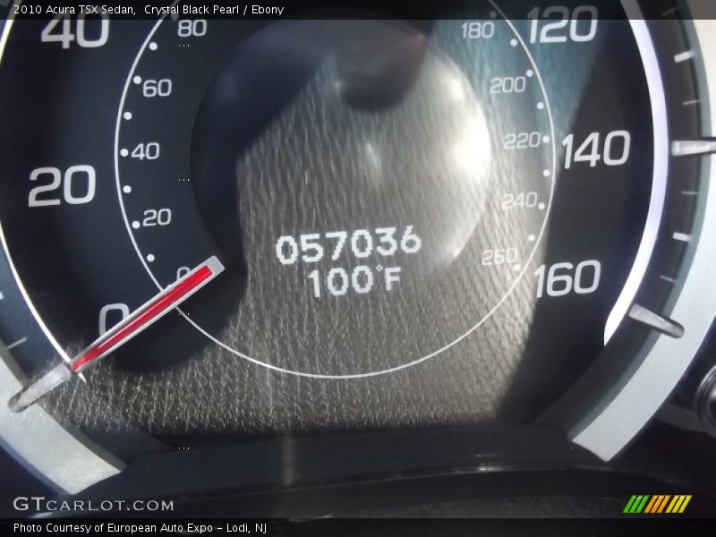 Crystal Black Pearl / Ebony 2010 Acura TSX Sedan