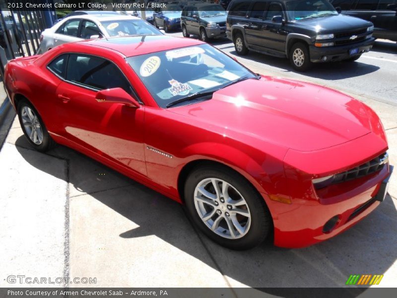 Victory Red / Black 2013 Chevrolet Camaro LT Coupe