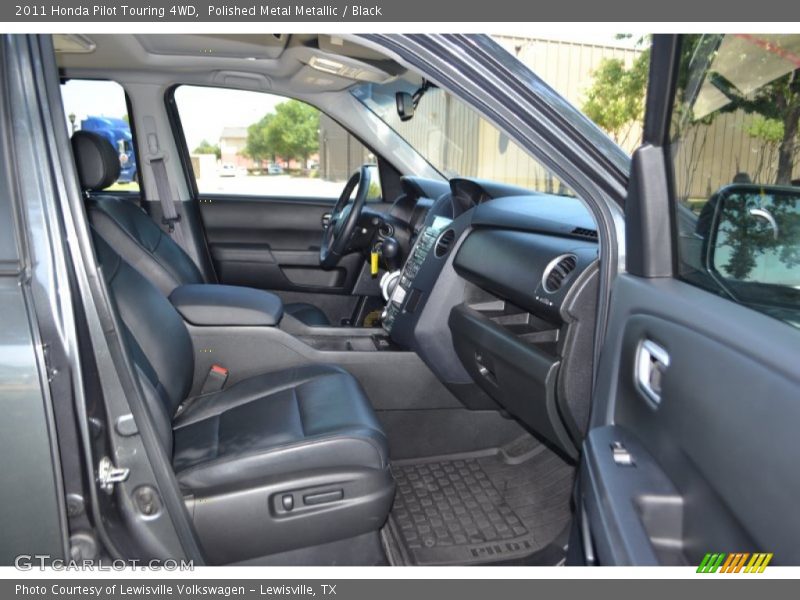 Polished Metal Metallic / Black 2011 Honda Pilot Touring 4WD