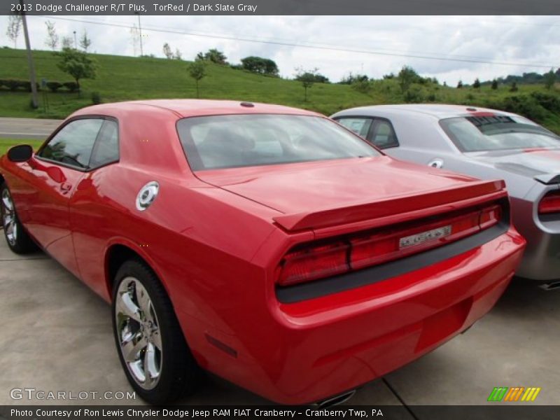 TorRed / Dark Slate Gray 2013 Dodge Challenger R/T Plus