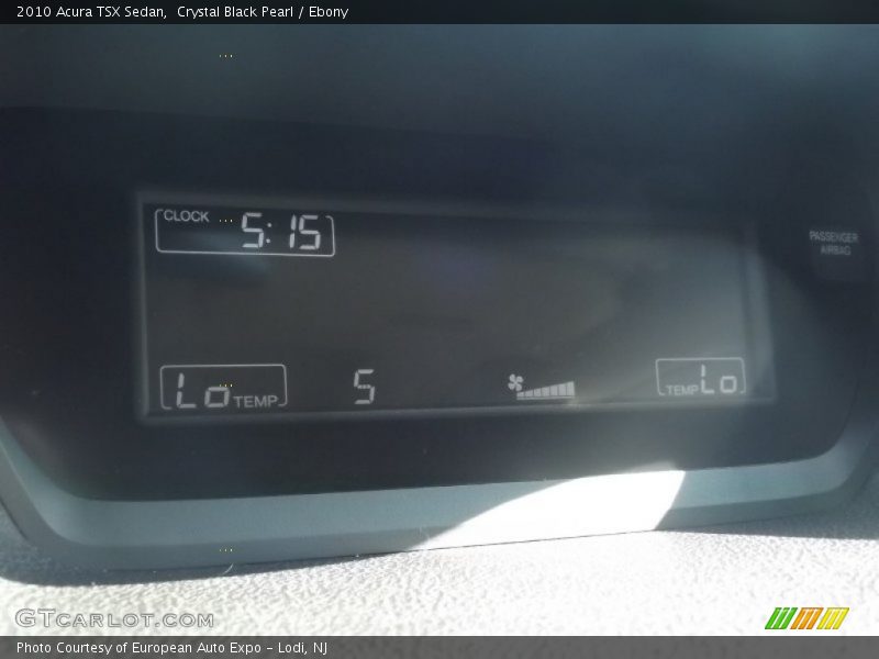 Crystal Black Pearl / Ebony 2010 Acura TSX Sedan