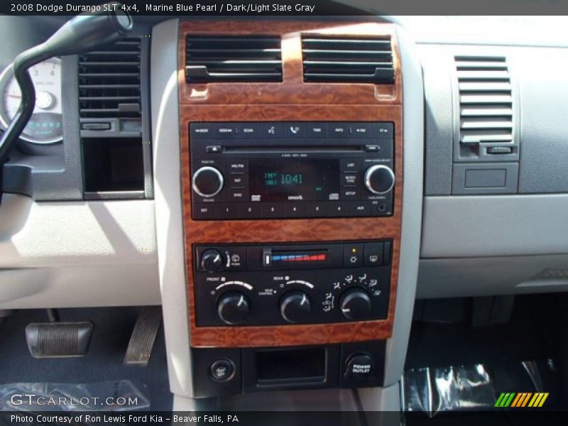 Marine Blue Pearl / Dark/Light Slate Gray 2008 Dodge Durango SLT 4x4
