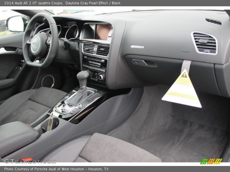 Daytona Gray Pearl Effect / Black 2014 Audi A5 2.0T quattro Coupe