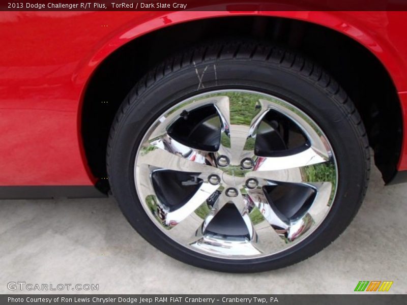 TorRed / Dark Slate Gray 2013 Dodge Challenger R/T Plus