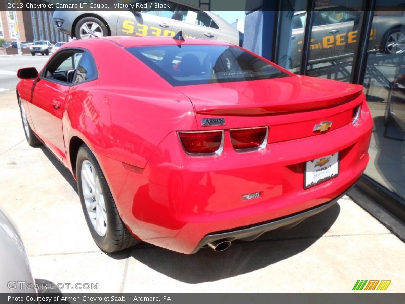 Victory Red / Black 2013 Chevrolet Camaro LT Coupe